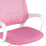 Офисное кресло с основанием из белого пластика Desk chairs Pink варинант исполнения - 6 | Loft Concept в Москве