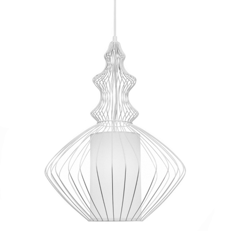 Подвесной светильник Wire Dream Pendant 2 Белый Белый Подвесной светильник Wire Dream Pendant 2 Белый Белый в Москве | Loft Concept