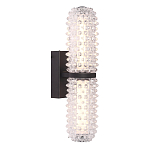 Бра с факутрным стеклянным плафоном Sonora варинант исполнения - 2 | Loft Concept в Москве