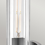 Бра для ванных комнат с прозрачным цилиндрическим плафоном на круглом основании Hinkley варинант исполнения - 10 | Loft Concept в Москве