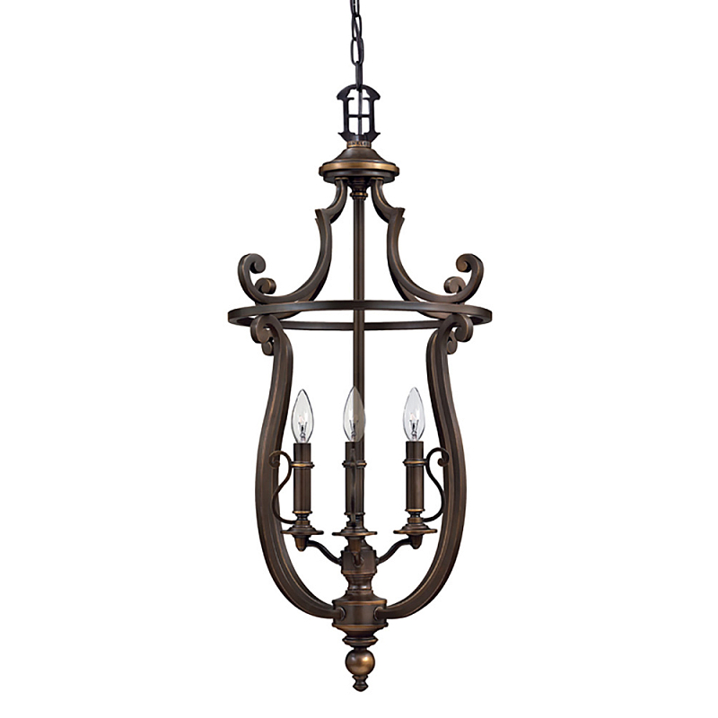 Люстра подвесная бронзового цвета в классическом стиле Hinkley Бронза в Москве | Loft Concept 