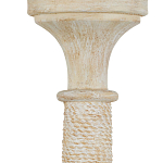 Люстра из дерева в форме подсвечника Coastal Aesthetics варинант исполнения - 2 | Loft Concept в Москве