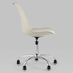 Офисный стул на металлическом основании EGGERY Beige варинант исполнения - 2 | Loft Concept в Москве