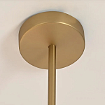 Люстра CANELLE Linear Chandelier 12 Modern Brass варинант исполнения - 4 | Loft Concept в Москве