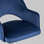 Кресло для компьютерного стола Veloury Blue варинант исполнения - 7 | Loft Concept в Москве