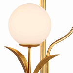 Торшер с золотым каркасом в виде стебля с листьями Inspired by Nature варинант исполнения - 2 | Loft Concept в Москве