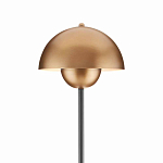 Торшер с куполообразным абажуром на чёрном мраморном основании Riverside Floor Lamp варинант исполнения - 1 | Loft Concept в Москве