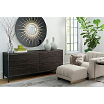 Настенное круглое зеркало Romilly Round Mirror Black варинант исполнения - 2 | Loft Concept в Москве