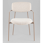 Стул Doe с подклокотниками молочный варинант исполнения - 4 | Loft Concept в Москве