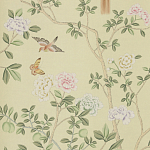 Обои ручная роспись Askew Verdigris  варинант исполнения - 3 | Loft Concept в Москве