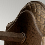 Бра для ванных комнат с прозрачным стеклянным плафоном в форме ананаса и декоративным основанием с рельефным узором Hinkley варинант исполнения - 7 | Loft Concept в Москве