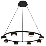 Люстра подвесная круглая черная Black Light Fixtures варинант исполнения - 1 | Loft Concept в Москве