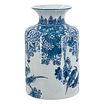 Ваза с мотивами цветущего сада с попугаями Vase Inspired by Nature варинант исполнения - 2 | Loft Concept в Москве