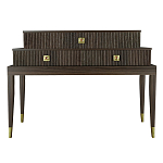 Премиальная Консоль с тремя ящиками Elsa Dreams Walnut варинант исполнения - 4 | Loft Concept в Москве