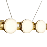 Люстра овальная с круглыми светодиодными источниками света Maxine Light варинант исполнения - 6 | Loft Concept в Москве