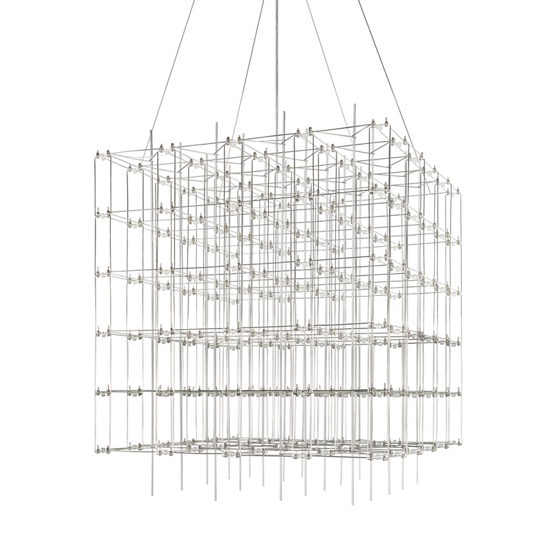 Подвесной светильник Fascinating Matrix Хром в Москве | Loft Concept 