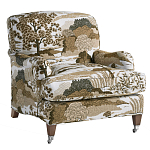 Кресло Trumann Club Chair Beige Landscape бежевый пейзах варинант исполнения - 1 | Loft Concept в Москве
