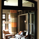 Люстра подвесная с белым тканевым цилиндрическим абажуром и декоративными шарами Hinkley варинант исполнения - 3 | Loft Concept в Москве