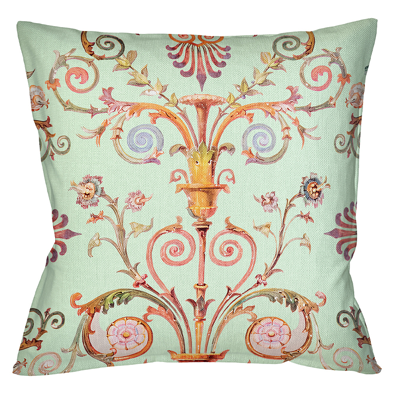   -    Raffael Floral Green Cushion     | Loft Concept 