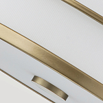 Потолочный светильник с белым матовым абажуром в металлическом каркасе Feiss варинант исполнения - 4 | Loft Concept в Москве