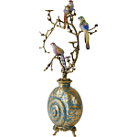 Бронзовый подсвечник Птичий рай Flora варинант исполнения - 4 | Loft Concept в Москве