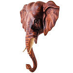 Панно из дерева голова слона Panel With Animals 30 варинант исполнения - 2 | Loft Concept в Москве