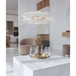 Люстра с прозрачным волнистым плафоном в форме цветка Ethereal Bloom варинант исполнения - 12 | Loft Concept в Москве