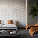 Гипсовая 3D панель с принтографией PM-18 варинант исполнения - 1 | Loft Concept в Москве