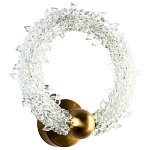 Бра кольцо с кристаллами из хрусталя Gilbertine Crystals Ring Wall Lamp варинант исполнения - 1 | Loft Concept в Москве