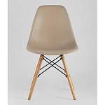 Пластиковый стул на ножках из массива бука Eames Beige варинант исполнения - 4 | Loft Concept в Москве