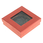 Зеркало карманное двухстороннее круглое из натурального камня Серафинит в подарочной упаковке Gold Stone Mirrors варинант исполнения - 4 | Loft Concept в Москве