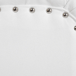 Кушетка белая с мягкой обивкой из велюра Michael Couch варинант исполнения - 7 | Loft Concept в Москве