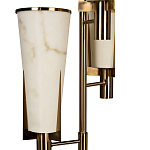 Торшер на три лампы с расцветкой под мрамор на матовом металлическом основании Elegant Classic Light варинант исполнения - 2 | Loft Concept в Москве