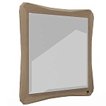 Зеркало квадратное c деревянной рамой из массива дуба Tasteful Furniture варинант исполнения - 1 | Loft Concept в Москве
