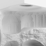 Встраиваемый в стену гипсовый светильник под покраску в античном стиле Antiquity Athena варинант исполнения - 10 | Loft Concept в Москве