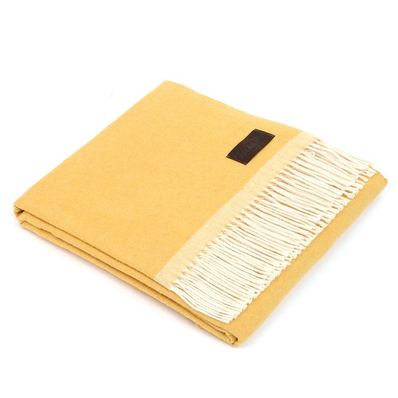 Плед SARA 7000 Marzotto Желтый в Москве | Loft Concept 