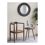 Зеркало круглое с текстурированным дизайном рамы Helios варинант исполнения - 5 | Loft Concept в Москве