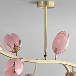 Дизайнерский Светильник Lilly Pink Tulip Lamp розовый плафон  варинант исполнения - 8 | Loft Concept в Москве