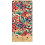 Шкаф с принтом Dominoes варинант исполнения - 2 | Loft Concept в Москве