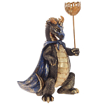 Подсвечник в виде дракона Dragon candlestick Gold Blue варинант исполнения - 1 | Loft Concept в Москве
