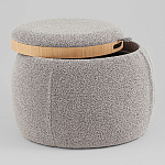 Пуф-трансформер Люкке с крышкой серый варинант исполнения - 2 | Loft Concept в Москве