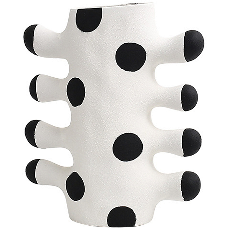   Molecule Kubo Black White Vase     | Loft Concept 