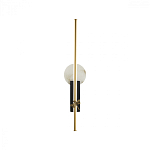 Бра с круглым плафоном из алебастра и бронзовой декоративной стрекозой 65 Alaris  варинант исполнения - 1 | Loft Concept в Москве