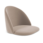 Барный стул вращающийся со спинкой Бежевый Велюр Vendramin Chair варинант исполнения - 2 | Loft Concept в Москве