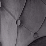 Стул в серой велюровой обивке Ward Grey Velour Chair варинант исполнения - 6 | Loft Concept в Москве