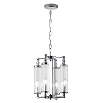 Люстра 4-мя прозрачными цилиндрическими плафонами Jeanette варинант исполнения - 3 | Loft Concept в Москве