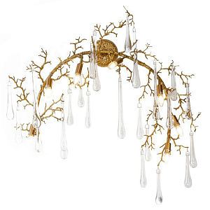Бра Droplet Branch Gold Wall Lamp