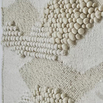 Панно из шерсти и хлопка с узором Beige Calista Serene варинант исполнения - 7 | Loft Concept в Москве