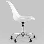Офисный стул на металлическом основании EGGERY White варинант исполнения - 3 | Loft Concept в Москве