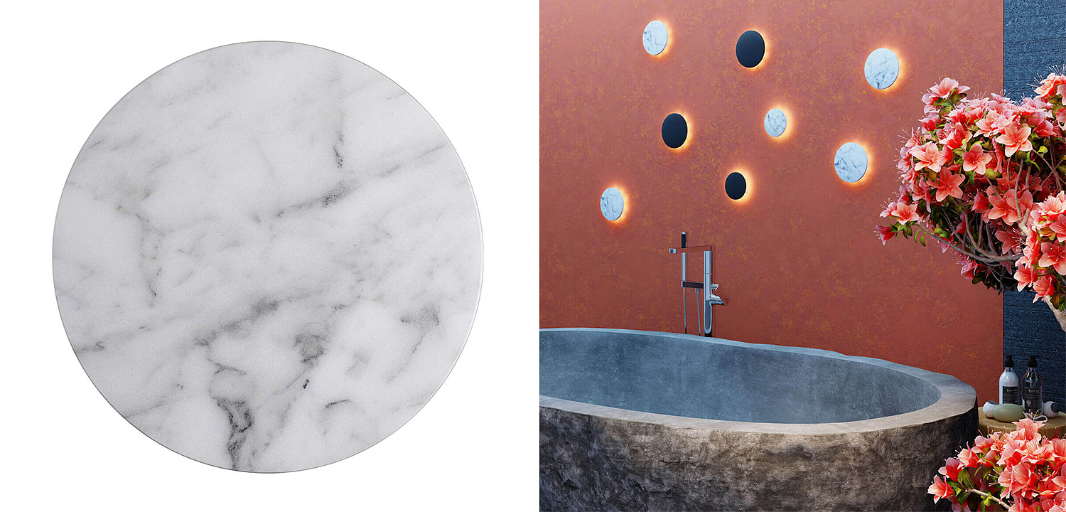 Бра Disco Piatto Marble Sconce - Loft-Concept в Москве